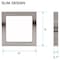 Luxrite 9" Square LED Flush Mount Light 3 CCT Options 3000K-5000K 18W 1200LM Dimmable Brushed Nickel 2-Pack LR23595 LR23691-2PK - alternate 6